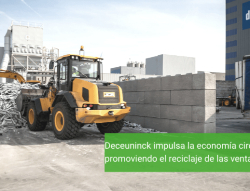 Deceuninck impulsa la economía circular  promoviendo el reciclaje de las ventanas de PVC